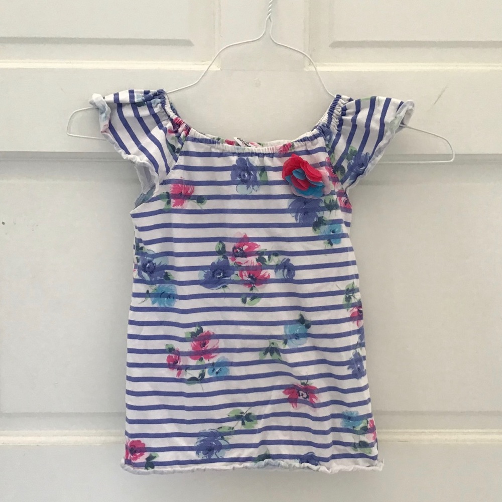 Striped blue and white blouse!